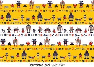 robot mechanic toy pattern