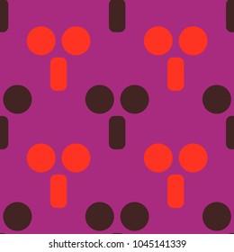 Robot mechanism seamless pattern. Strict line geometric pattern for your design.