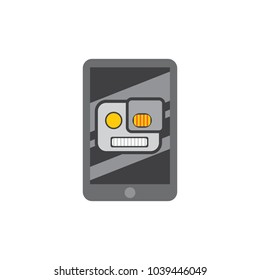 Robot Mobile Logo icon Design