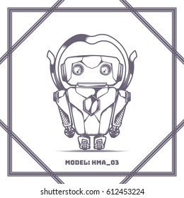 Robot Model Number HMA 03 Black
