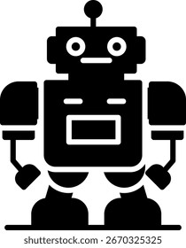 Roboter New Creative Icon Design Vektor
