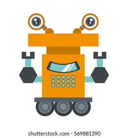 robot operator technology artificial vector illustration eps 10