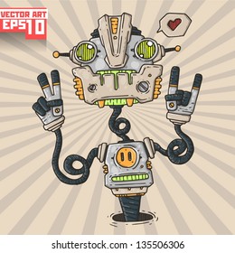 robot party-goer