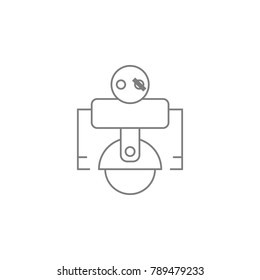 robot pirate icon. Web element. Premium quality graphic design. Signs symbols collection, simple icon for websites, web design, mobile app, info graphics on white background