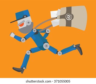 Robot Post man