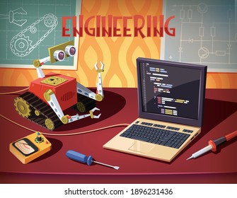 Robot Programming And Development .engineering And Mechatronics Illustration