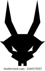 Robot rabbit concept logo design with rabbit head symbol. Vector illustration Icon Logo Design Elements sign vector illustration creative design symbol