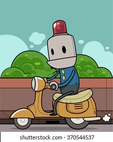 Robot Ride Scooter