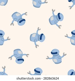 robot ,seamless pattern