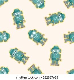 robot ,seamless pattern