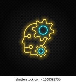 robot, settings paper style, icon. Paper style vector icon,