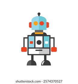 robot with a sign vector