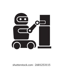 Robot silhouette operating machine, advance robotics