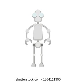 robot simple illustration vector clip art