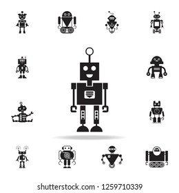 robot with a smile icon. Detailed set of robot icons. Premium graphic design. One of the collection icons for websites, web design, mobile app