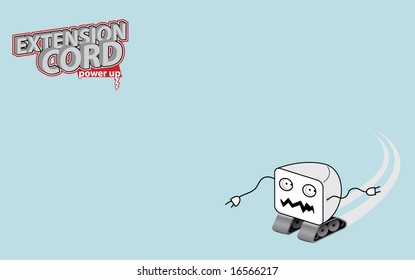 robot with sockets for eyes and and jacks for arms