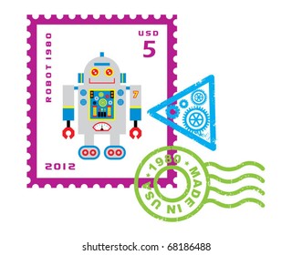 robot stamp