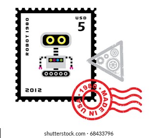 robot stamp