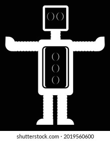 Robot Symbol Icon Vector Illustration Stock Vector (Royalty Free ...