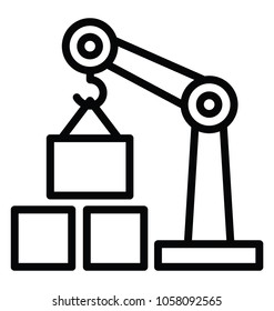 Robot system for industrial and manufacturing processes 