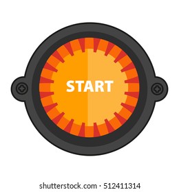 Robot technical Colorful meter icon. Vector illustration isolated on white background.