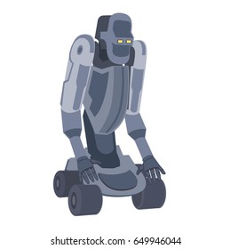robot technician. modern technology. robotics