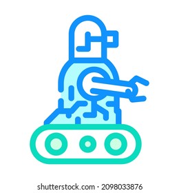 robot technology color icon vector. robot technology sign. isolated symbol illustration