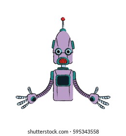 robot technology icon image