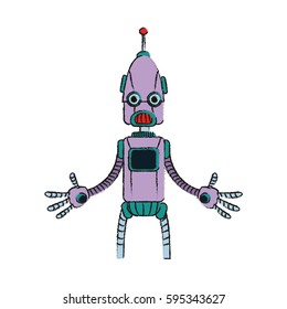 robot technology icon image