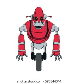 robot technology icon image