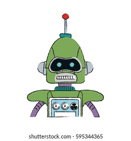 robot technology icon image