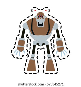 robot technology icon image