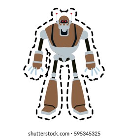 robot technology icon image