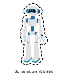 robot technology icon image