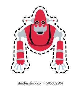 robot technology icon image