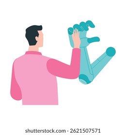Robot technology Vector illustration which can easily modify or edit

