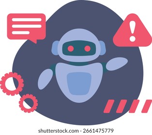 Un robot que se sale de control y comete un error
