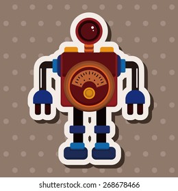 robot theme elements