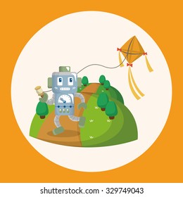 robot theme elements