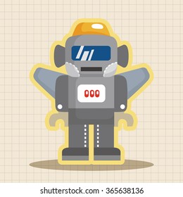 robot theme elements