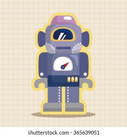 robot theme elements