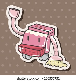 robot theme elements vector,eps