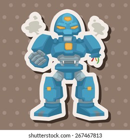 robot theme elements vector,eps