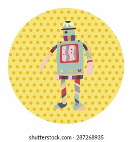 robot theme elements vector,eps