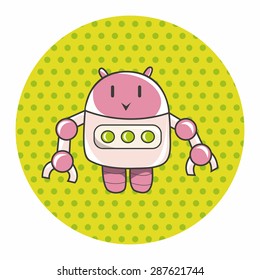 robot theme elements vector,eps