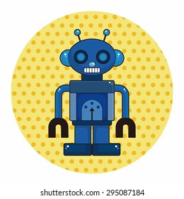 robot theme elements vector,eps