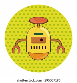 robot theme elements vector,eps