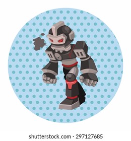 robot theme elements vector,eps