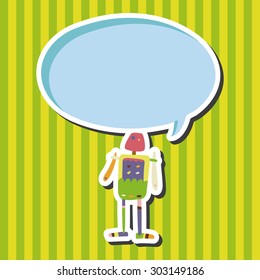 robot theme elements vector,eps