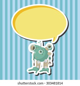 robot theme elements vector,eps